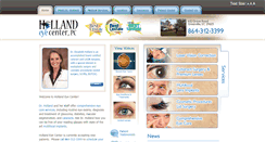 Desktop Screenshot of hollandeyecenter.com